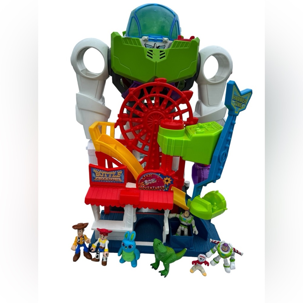 Disney Pixar Toy Story Imaginext Playsets Figures Buzz Carnival Lot